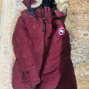 Canada Goose Burgundy Jacket